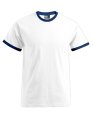Ringer T-shirt Promodoro 3070 White-Navy